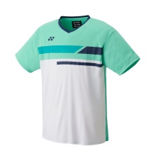 Yonex Sport-Tshirt Crew Neck Club Team 2023 weiss/mintgrün Herren